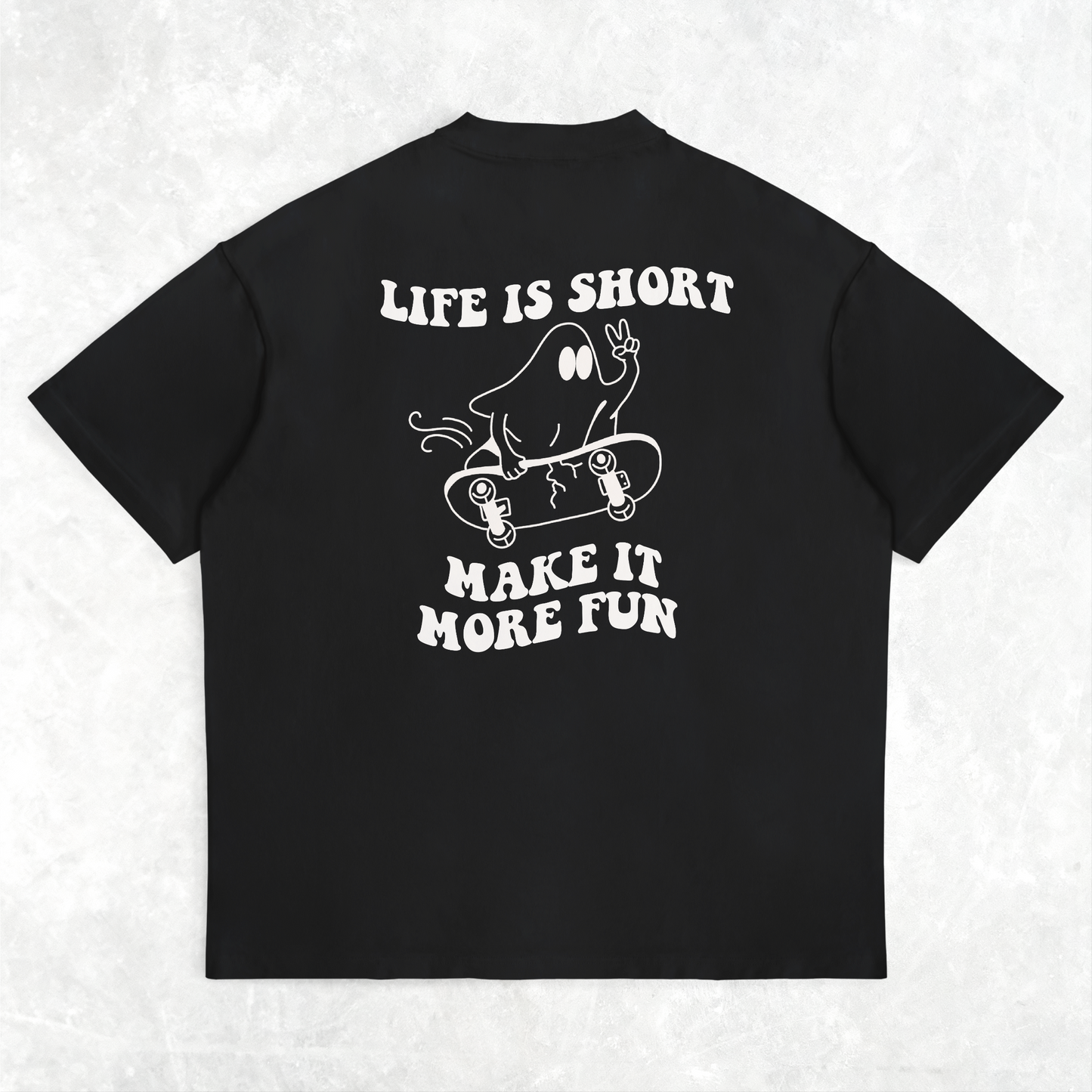 LIFE IS SHORT - OVERSIZED