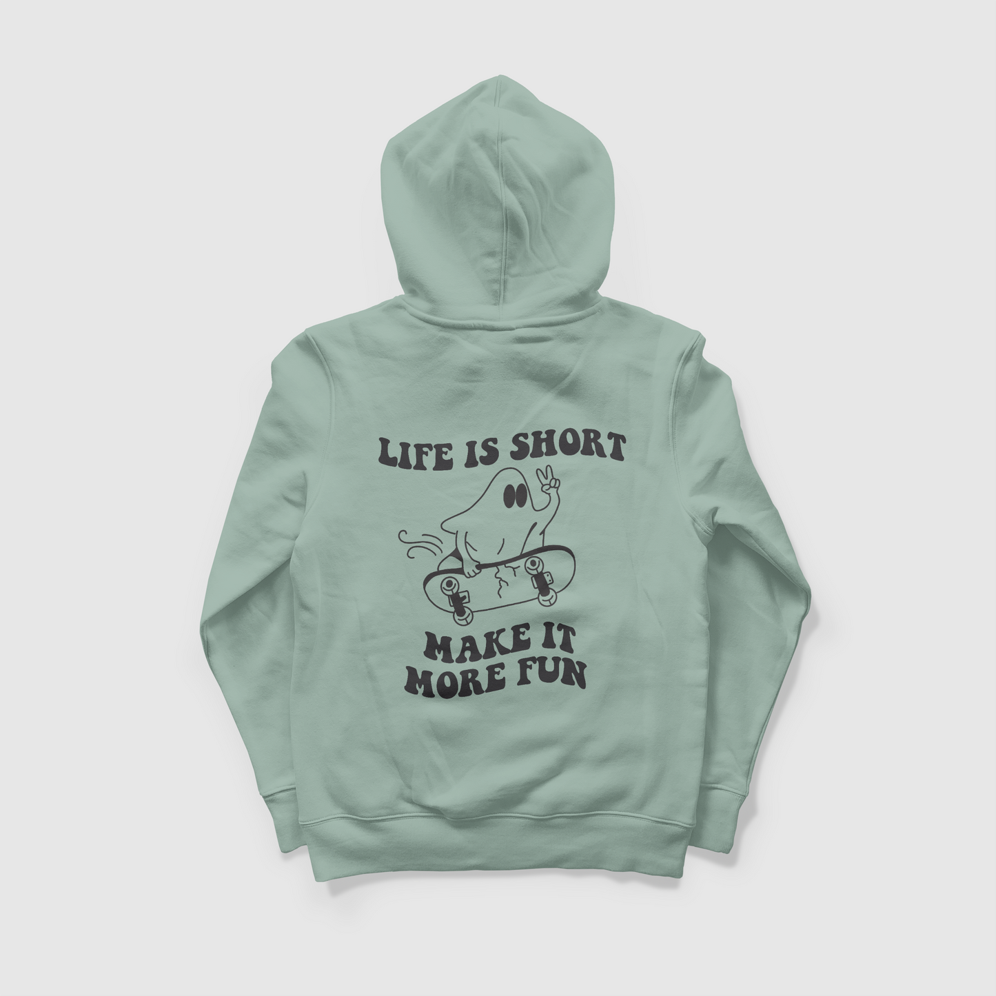 LIFE IS SHORT - OVERSIZED HOODIE