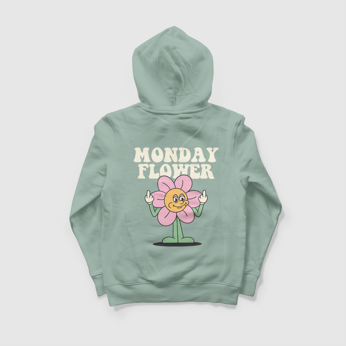 MONDAY FLOWER - OVERSIZED HOODIE