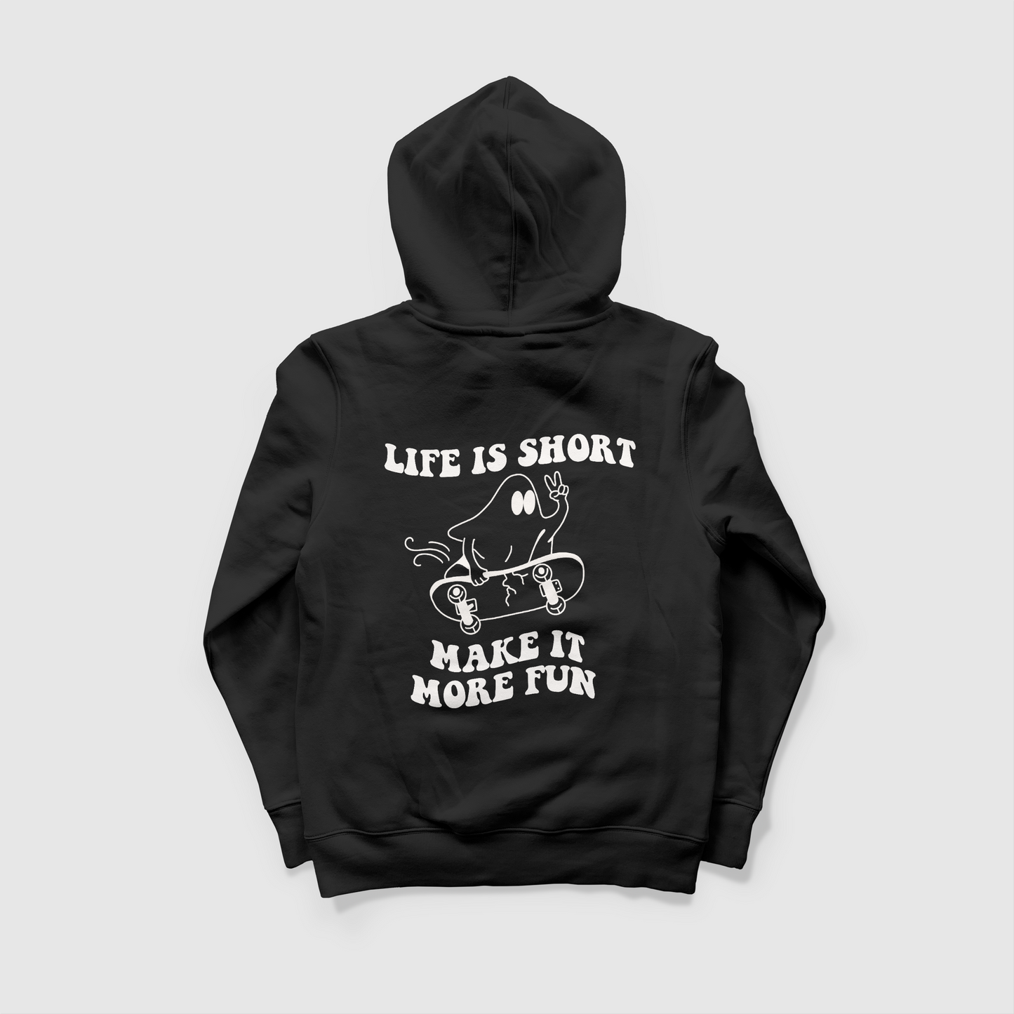 LIFE IS SHORT - OVERSIZED HOODIE