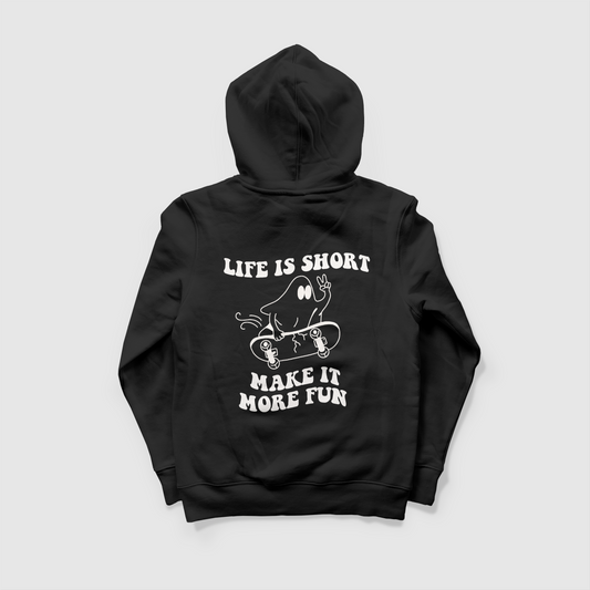 LIFE IS SHORT - OVERSIZED HOODIE