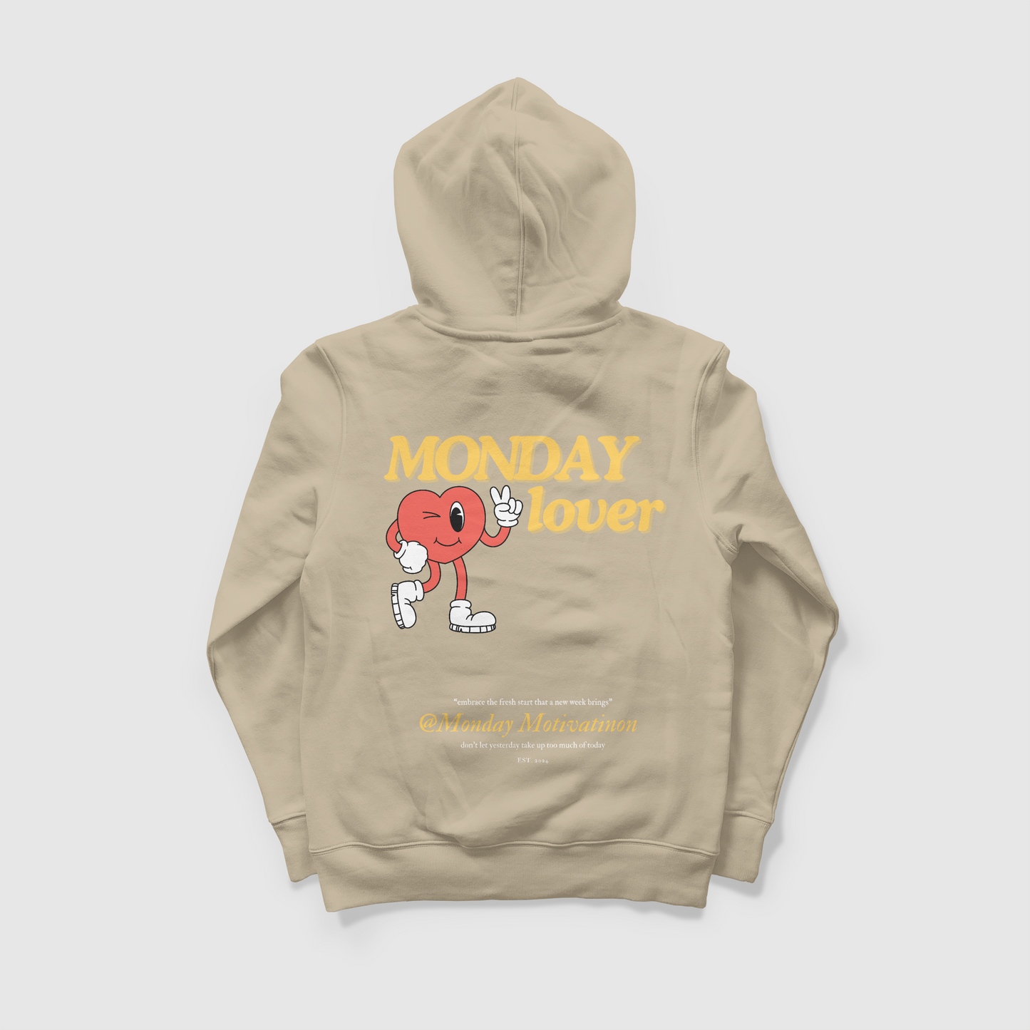 MONDAY LOVER - OVERSIZED HOODIE