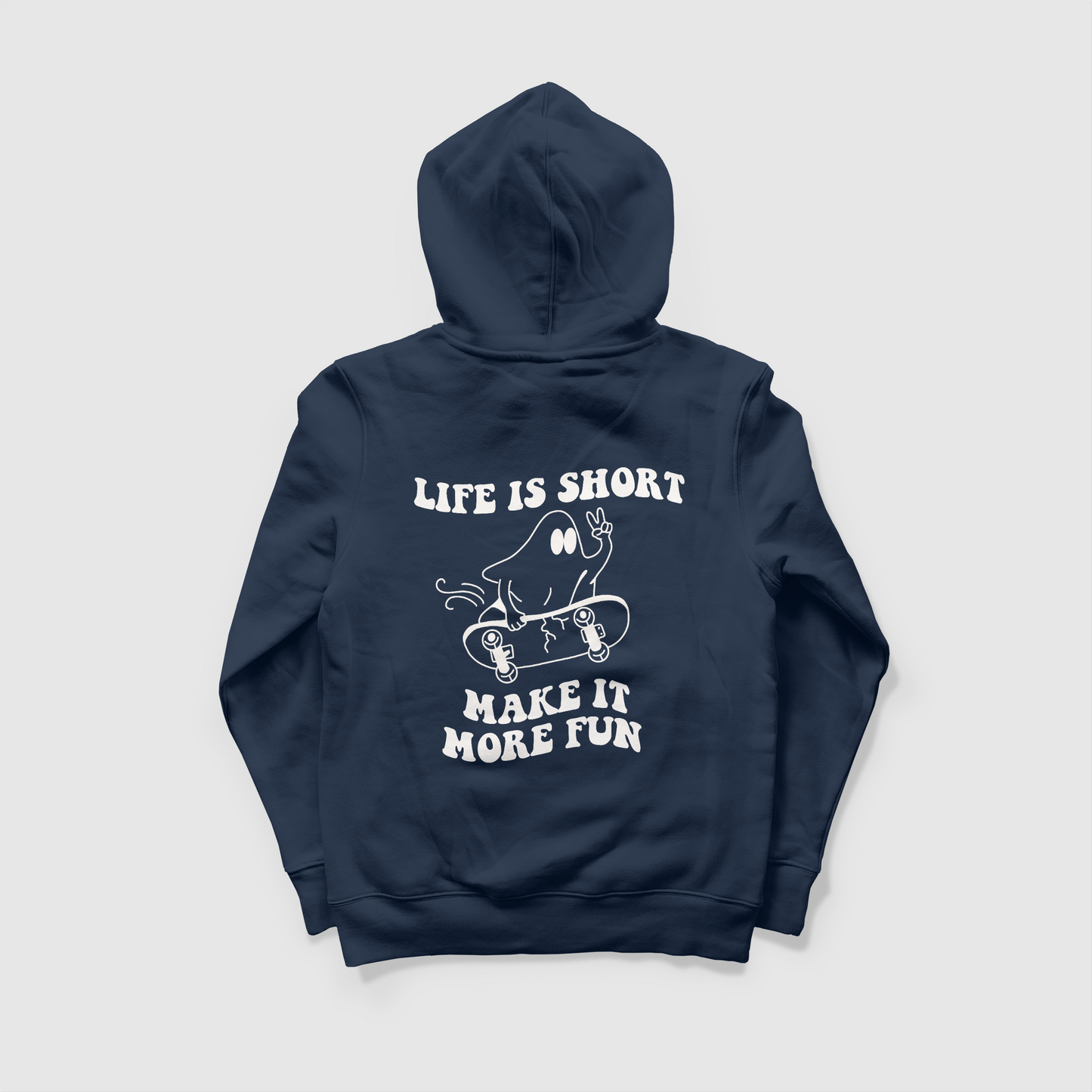 LIFE IS SHORT - OVERSIZED HOODIE
