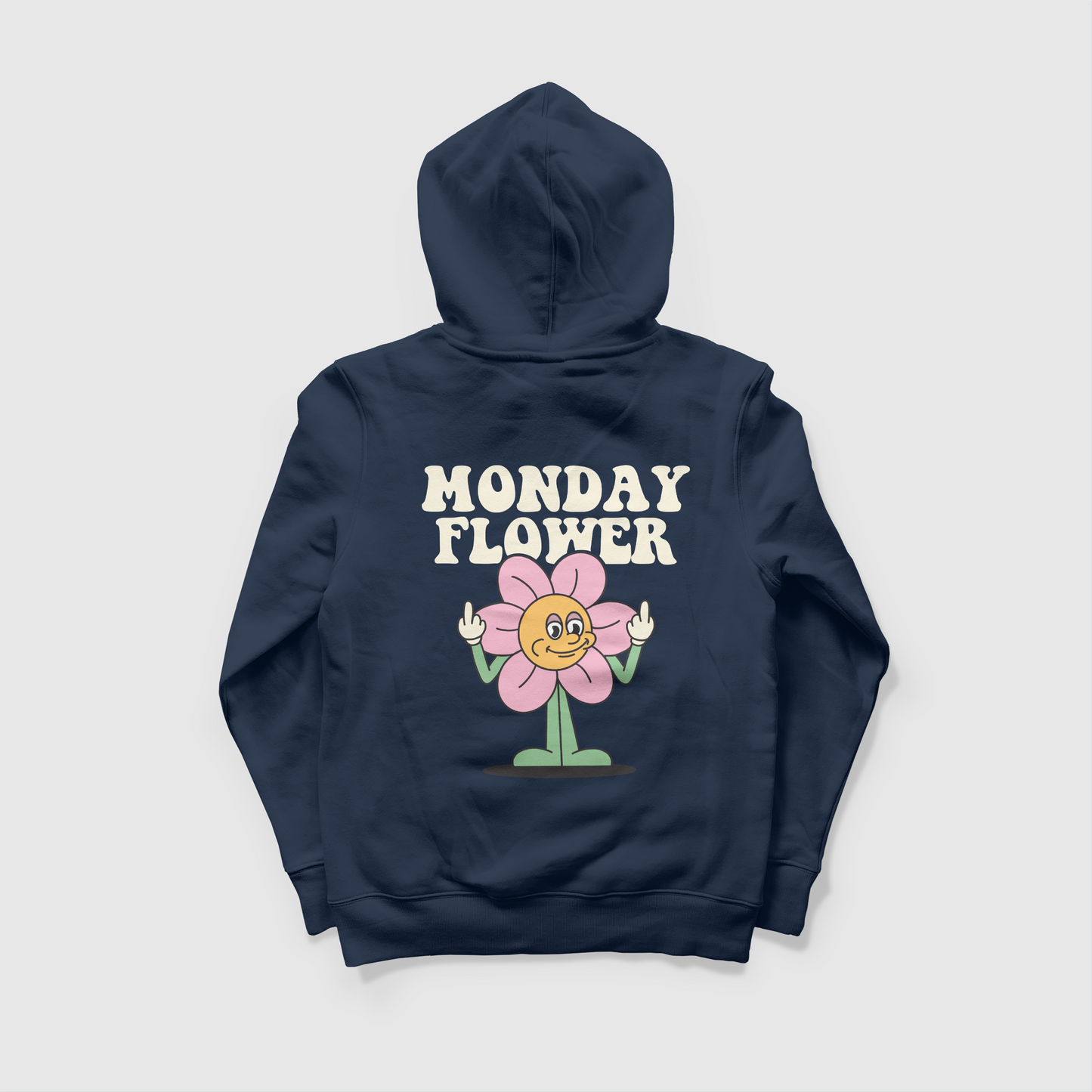 MONDAY FLOWER - OVERSIZED HOODIE