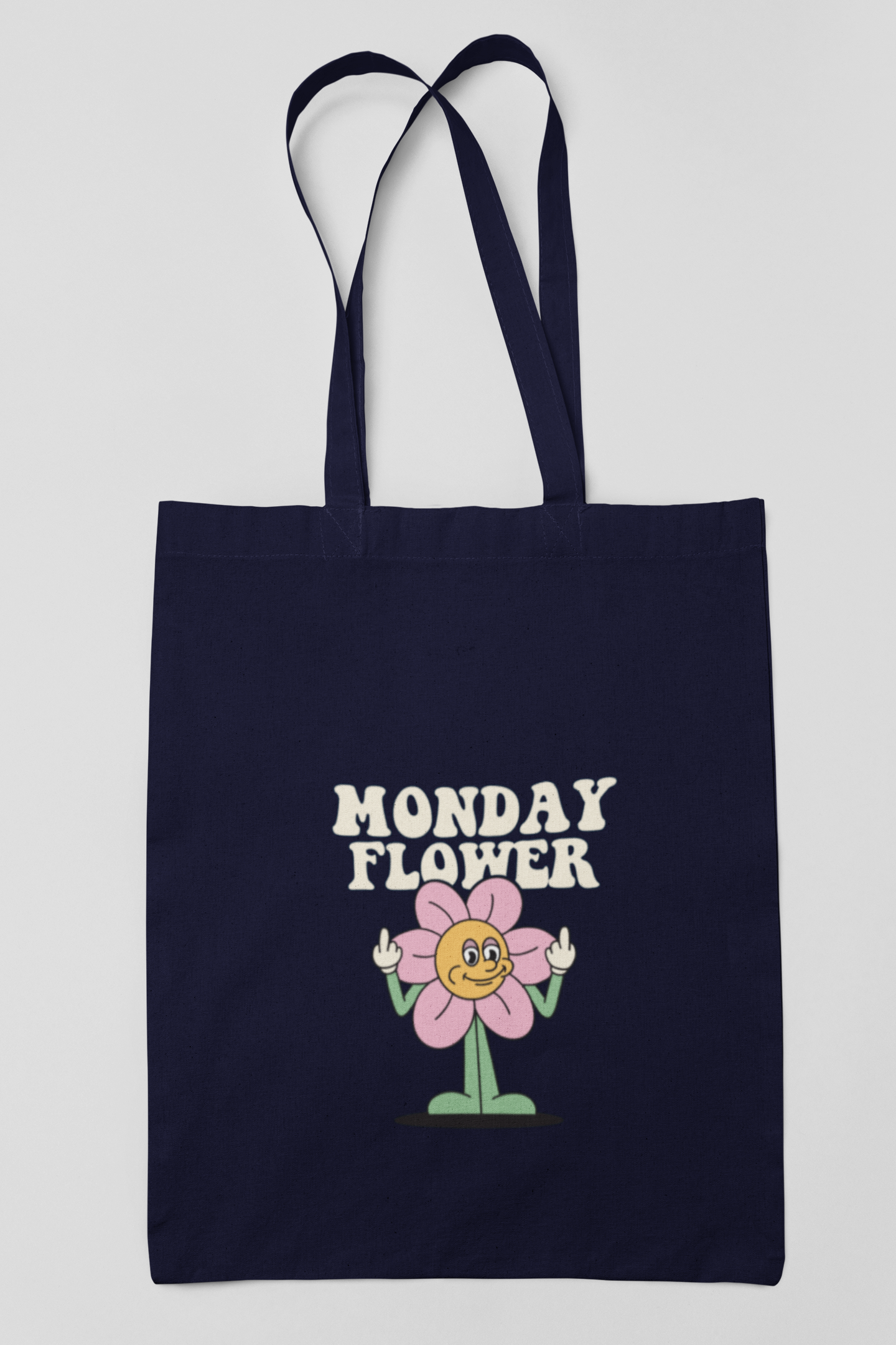 MONDAY FLOWER - ORGANIC JUTEBEUTEL